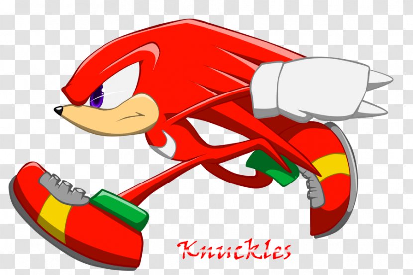 Knuckles The Echidna Sonic & Hedgehog 3 Shuffle Unleashed - Runner Transparent PNG