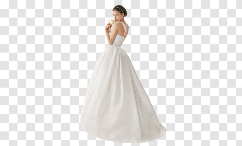 Wedding Dress Ivory Bride Satin - Ruffle Transparent PNG