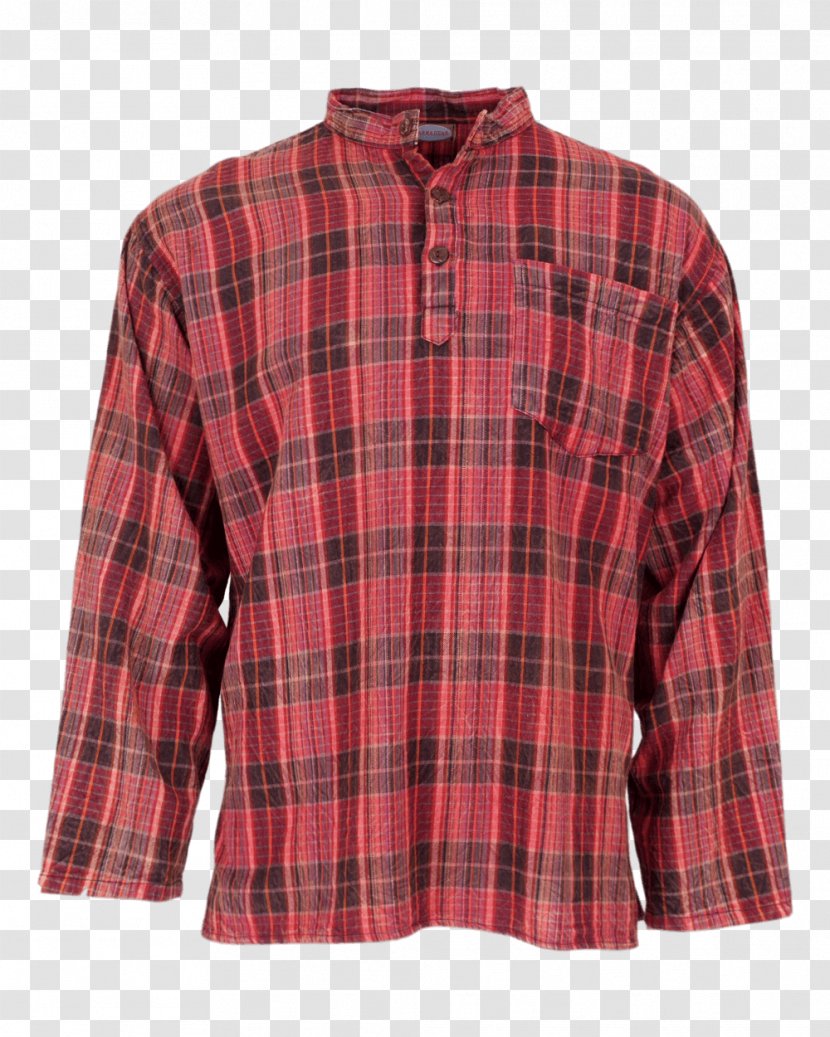 Sleeve Clothing Grandfather Shirt Flannel - Plaid Transparent PNG