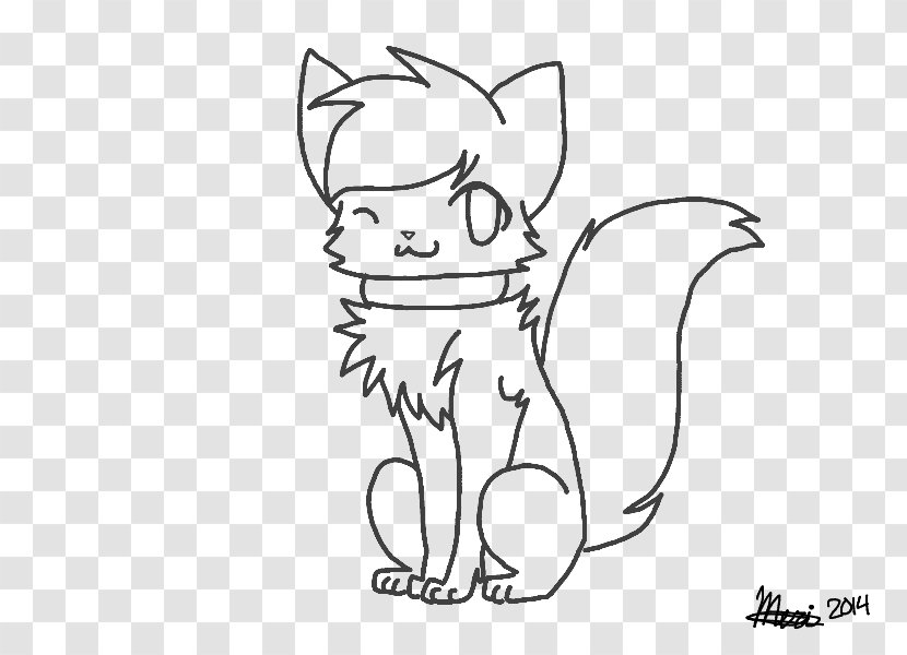Whiskers Cat Black And White Microsoft Paint Drawing - Tree Transparent PNG