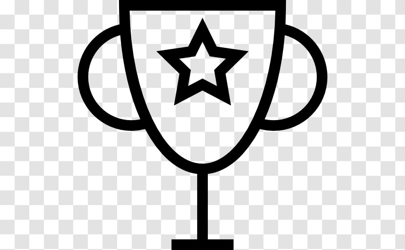 Trophy - Black And White - Prize Transparent PNG