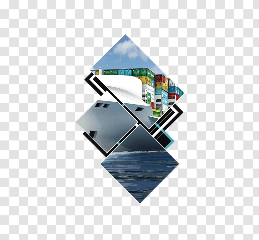 Product Design Brand Container Ship - Port Cargo Transparent PNG