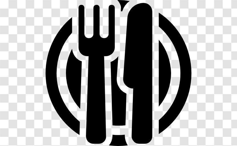 Knife And Fork - Food - Black White Transparent PNG