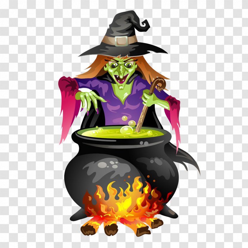 Potion Witchcraft Clip Art - Cartoon Wizard Transparent PNG