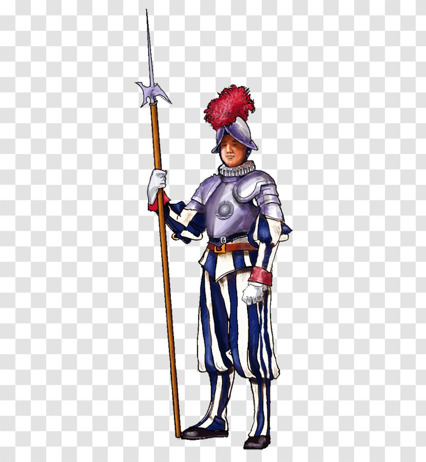 Knight Spear Costume Design Clip Art - Uniform Transparent PNG