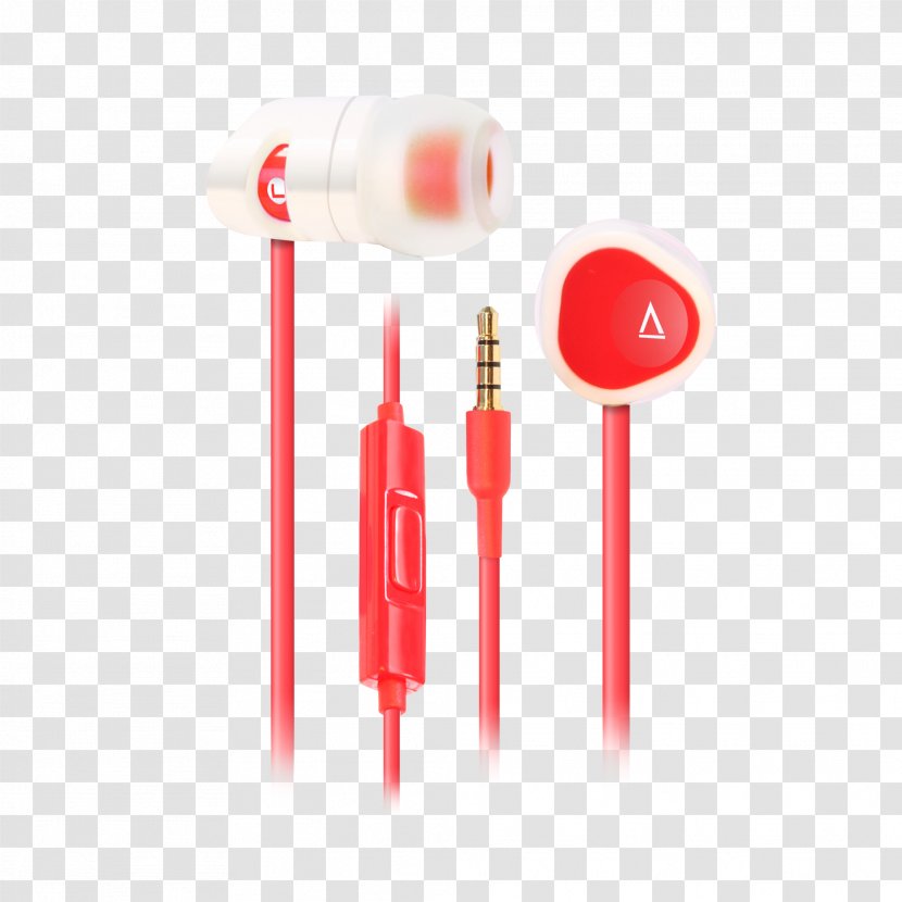 Microphone Headphones Creative Technology MA200 In-Ear White Headset - Electronic Device Transparent PNG