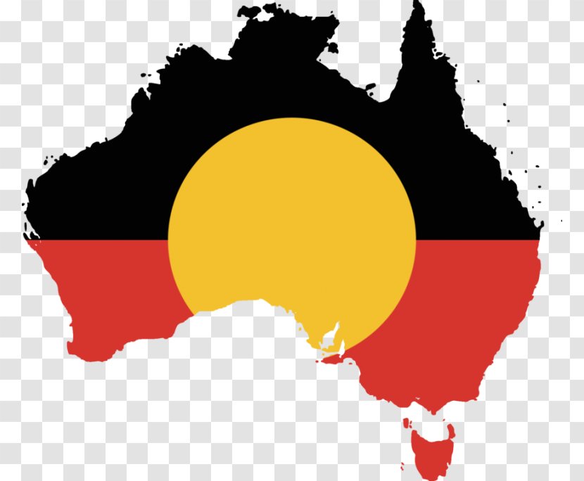 Australian Aboriginal Flag Indigenous Australians Of Australia - Yellow Transparent PNG