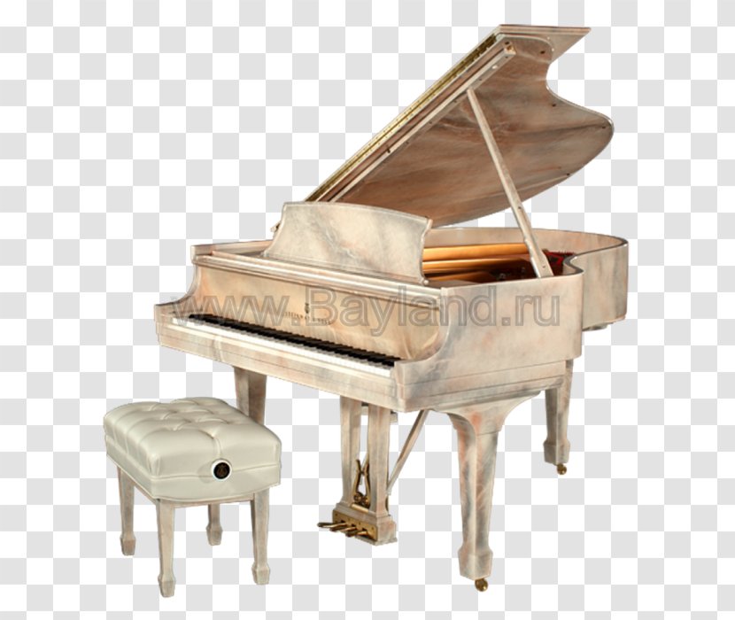 Player Piano Steinway & Sons Grand Marble - Heart Transparent PNG
