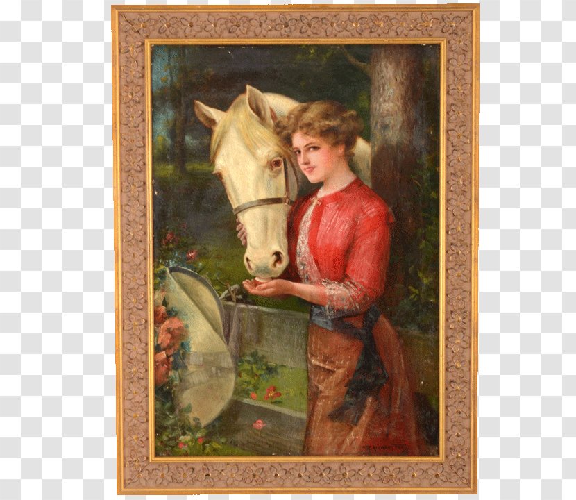 Painting Horse Picture Frames Mammal - Fox Watercolor Transparent PNG