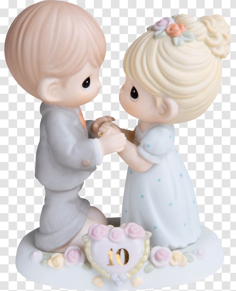 Precious Moments, Inc. Gift Wedding Bisque Porcelain Figurine - Cake Decorating Transparent PNG