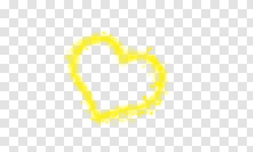 Yellow Font - Point - Heart-shaped Transparent PNG