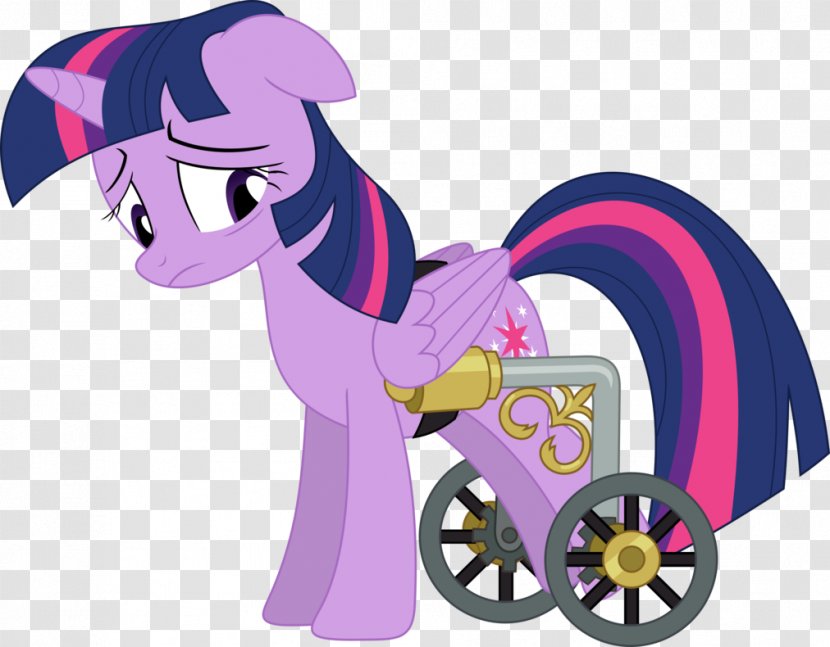 Twilight Sparkle Pony Rarity Art - Mammal - Wheelchair Transparent PNG