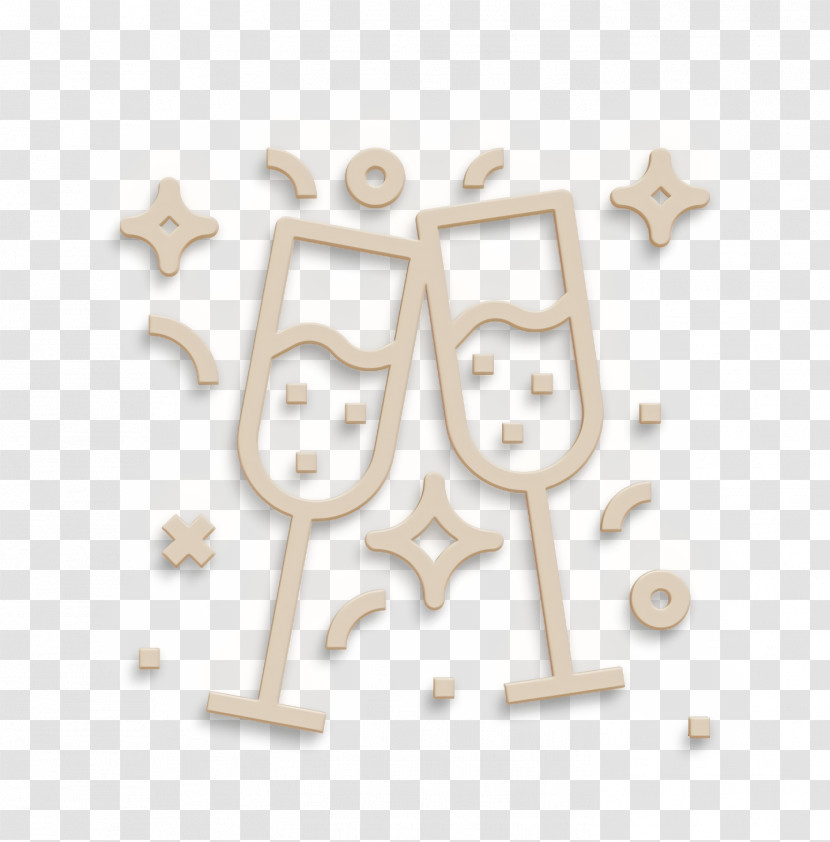 Champagne Icon Christmas Icon Toast Icon Transparent PNG