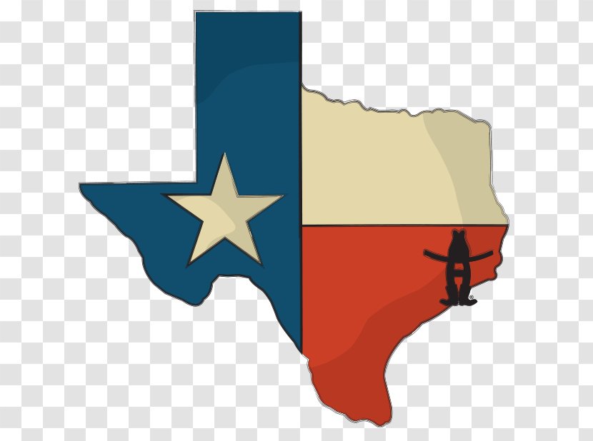 Flag Of Texas The United States - Map Transparent PNG