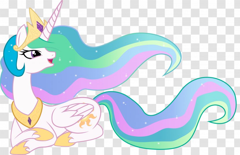 Princess Celestia Rainbow Dash Rarity Pony Pinkie Pie - Fan Art - Post It Transparent PNG