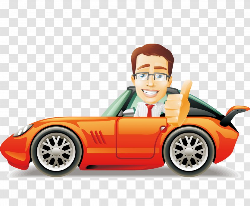 Lightning McQueen Mater Cars Cartoon - Product Design - Car,car,Orange Car,Cartoon Car,Cars Posters Element Transparent PNG