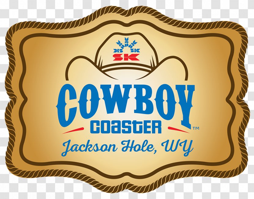 Cowboy Coaster At Snow King Mountain Logo Graphic Design - Jackson Hole Transparent PNG