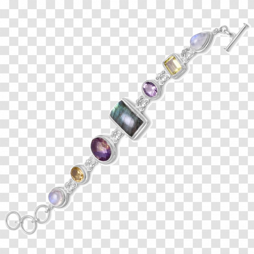 Amethyst Charm Bracelet Bangle Gemstone - Onyx Transparent PNG