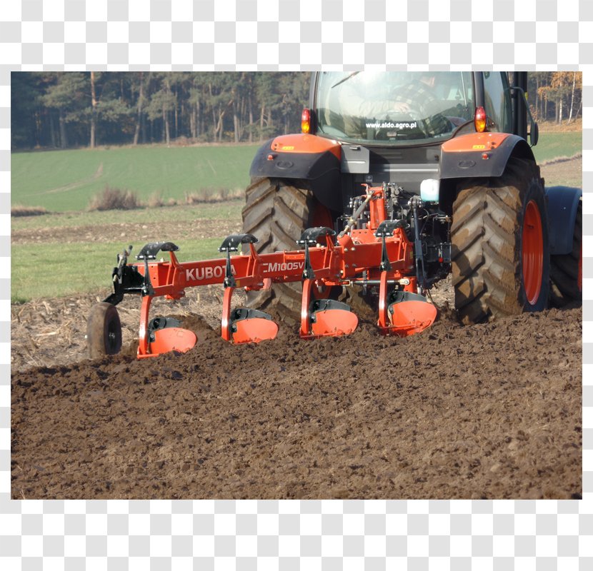 Tractor Machine Plough Agriculture Kubota Corporation - Baler Transparent PNG