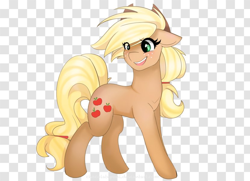 Pony Applejack Apple Bloom Horse - Cartoon Transparent PNG