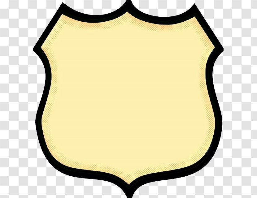 Police Cartoon - Shield - Yellow Transparent PNG