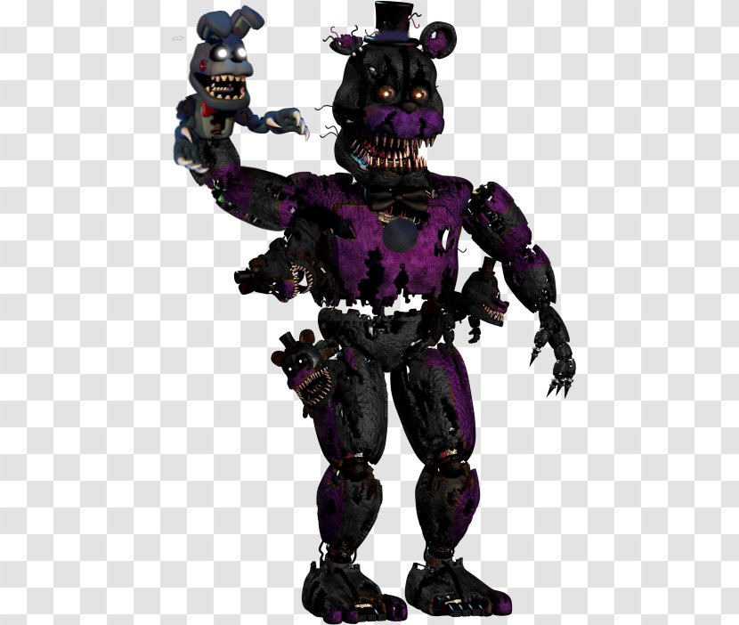 Five Nights At Freddy's 4 2 Freddy Fazbear's Pizzeria Simulator 3 - Costume - Funtime Transparent PNG