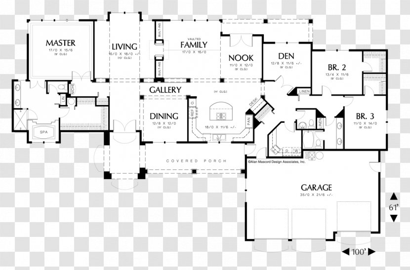 Floor Plan Technical Drawing - Tree - Beautiful Homes Realetate Transparent PNG