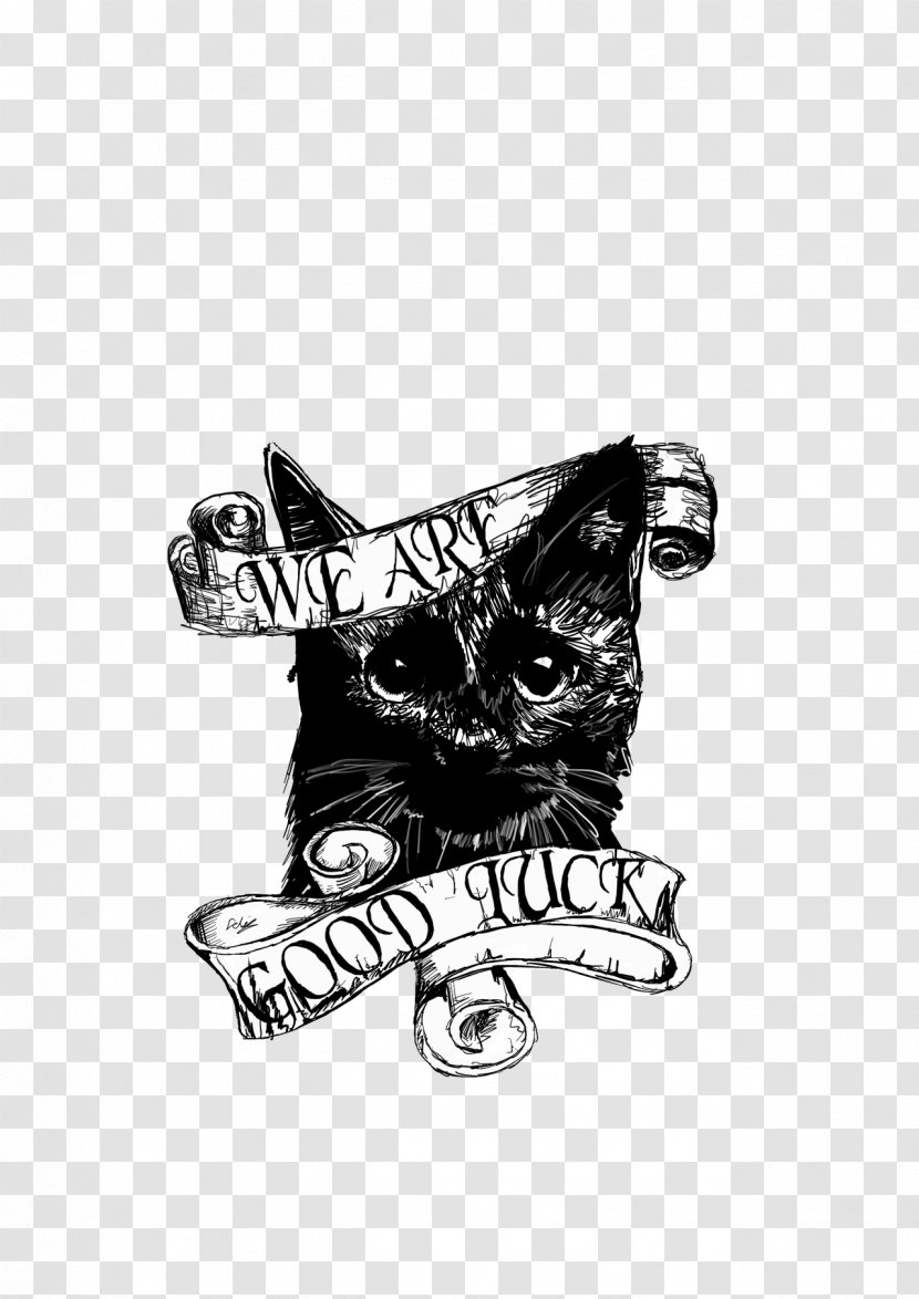 Black Cat Friday The 13th Luck Graphics - Like Mammal Transparent PNG
