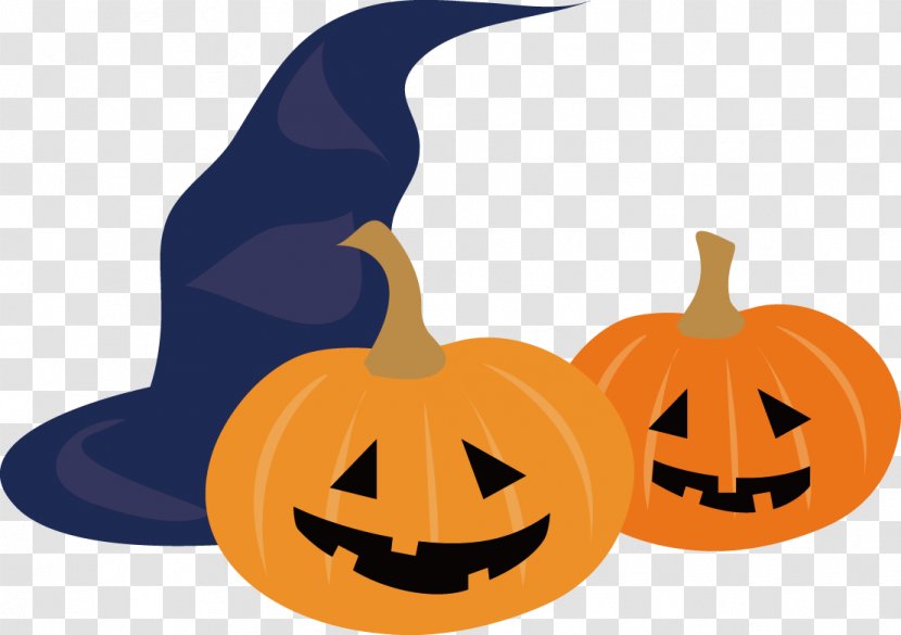 Jack-o-lantern Halloween Calabaza Clip Art - Hat - Pumpkin Transparent PNG