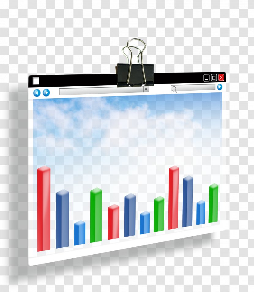 Bar Chart Statistics - Rectangle - Beautifully Designed Digital Technology Aesthetic Perspective Lines Clip Playback Search Transparent PNG