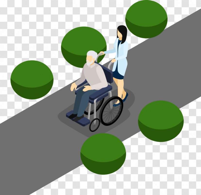 Wheelchair Disability Old Age - Organization - Vector Elderly Transparent PNG