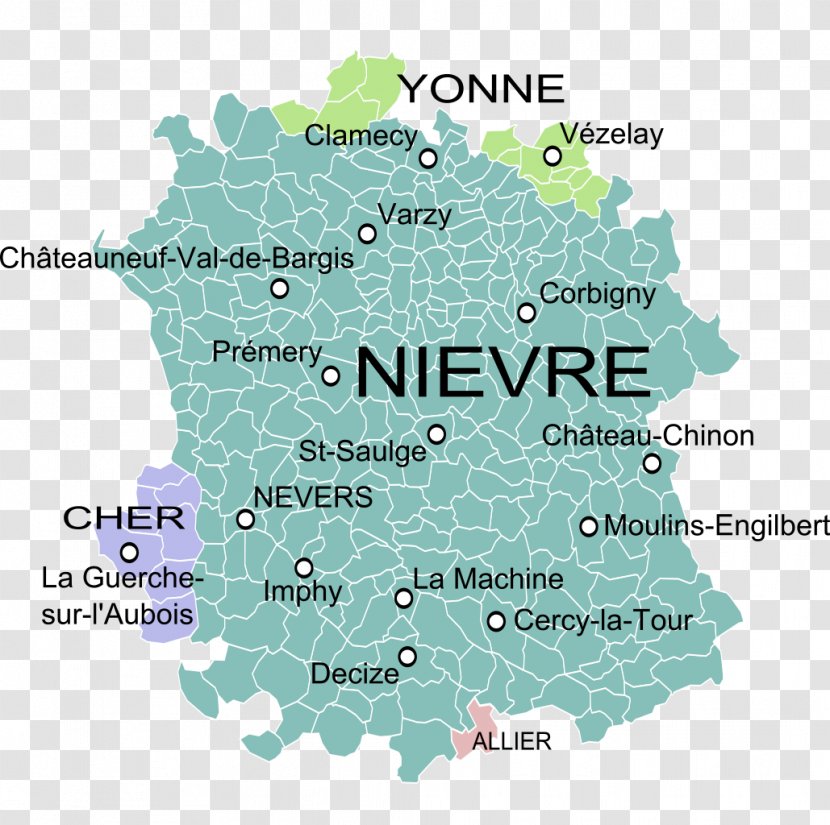 Moulins Corbigny Saint-Saulge Canal Du Nivernais - Water - Map Transparent PNG