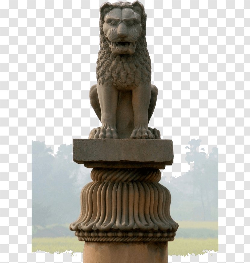 Pillars Of Ashoka Vaishali Sarnath Sanchi Vajji - Statue - Stone Pillar Transparent PNG