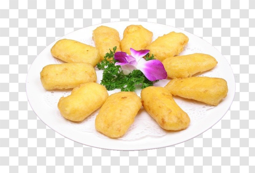 Chicken Nugget Milk Chinese Cuisine Crispy Fried French Fries - Dessert - Classic Delicious Transparent PNG