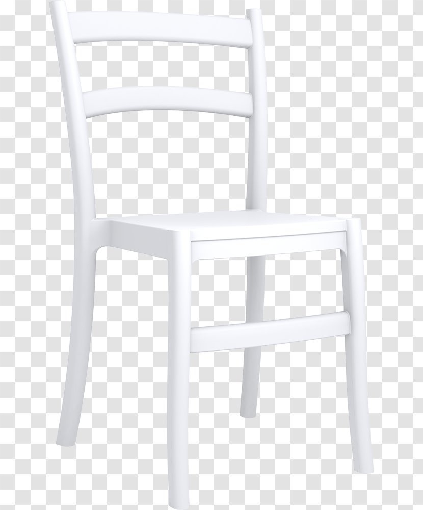 Chair White Garden Furniture Terrace - Plastic Transparent PNG