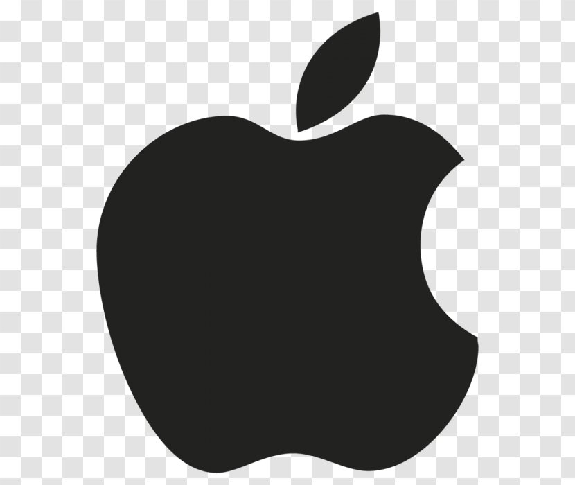 Apple Clip Art Logo Macintosh - Black And White - Stickers Transparent PNG
