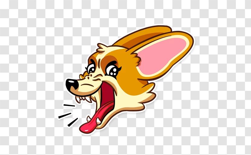 Dog Red Fox Snout Character Clip Art - Cartoon Transparent PNG