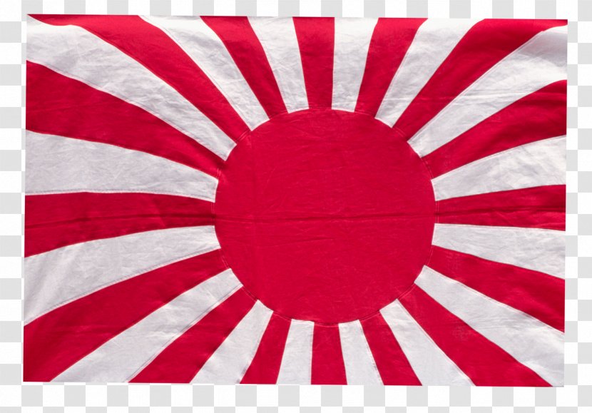 Empire Of Japan Flag Rising Sun - Imperial Japanese Navy - Cartoon Hand-painted Decorative Pictures Transparent PNG