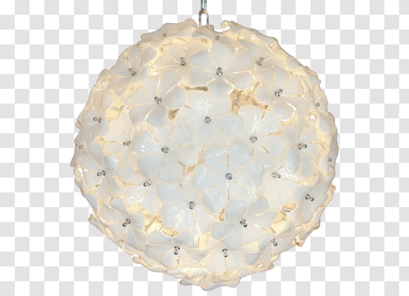 Simone Cenedese Murano Glass Chandelier Flower Transparent PNG