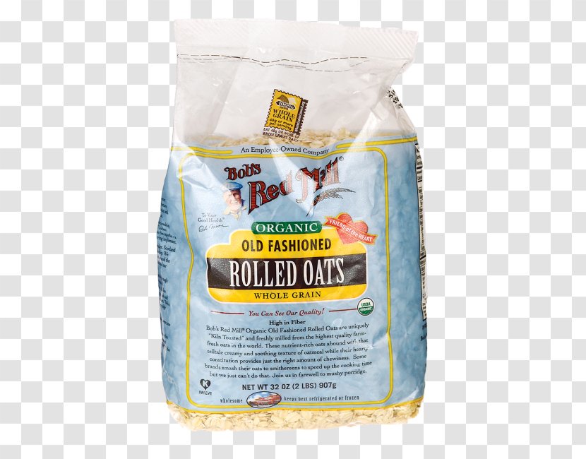 Organic Food Bob's Red Mill Rolled Oats Whole Grain Old Fashioned - Khorasan Wheat Transparent PNG