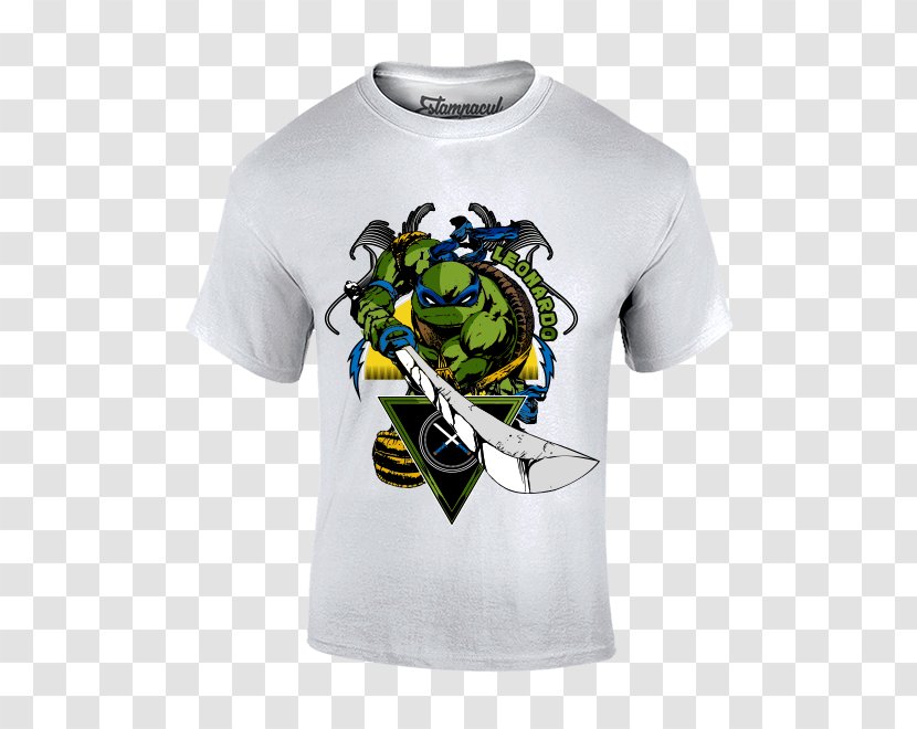 T-shirt Plastisol Teenage Mutant Ninja Turtles Bluza Cotton - Brand Transparent PNG