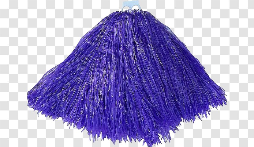 Pom-pom Cheerleading Fringe Majorette Baton Twirling - Purple Transparent PNG