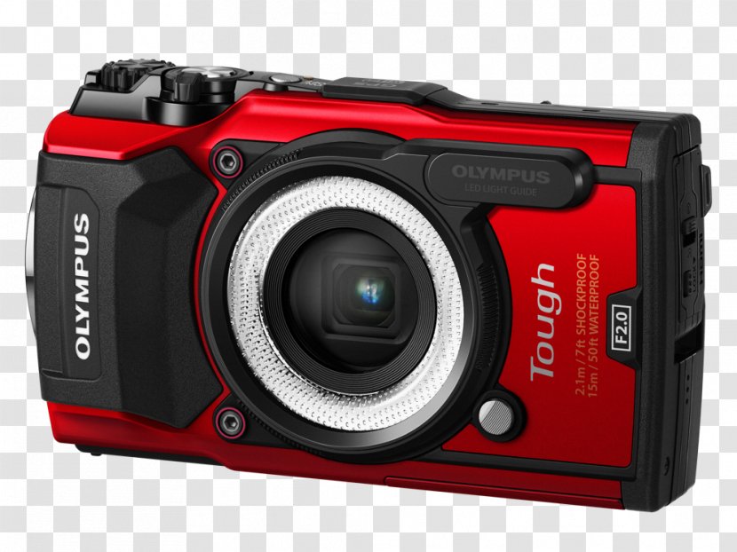 Olympus Stylus Tough TG-5 Digital Camera (Red) Black 12 Million Pixel CMOS F2.0 15m Waterproof Active Sensor - Cameras - End Flag Transparent PNG