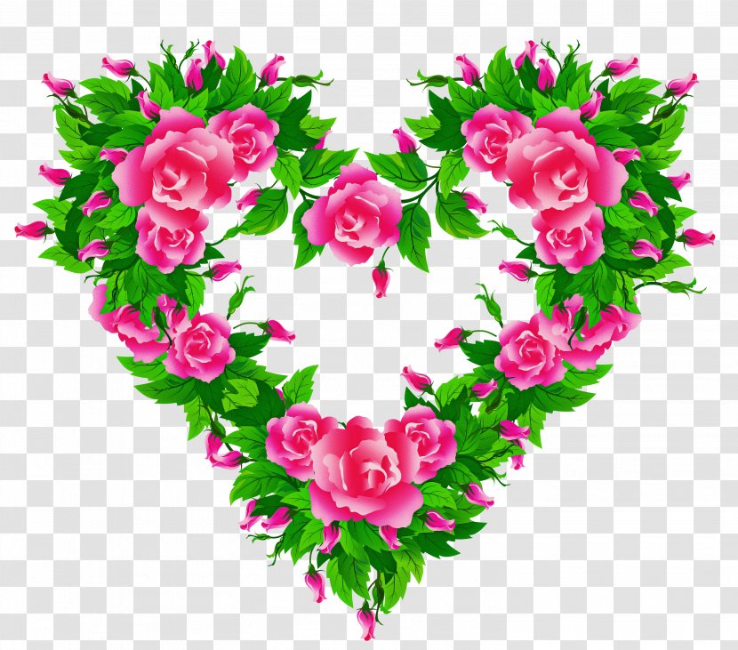 Garden Roses - Heart - Petal Rose Family Transparent PNG