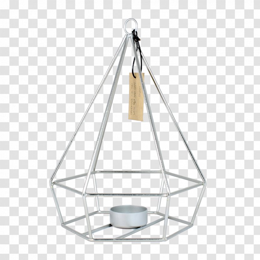 Candle Tealight Geometry Metal - Lantern - Three-dimensional Diamond Lamp Transparent PNG