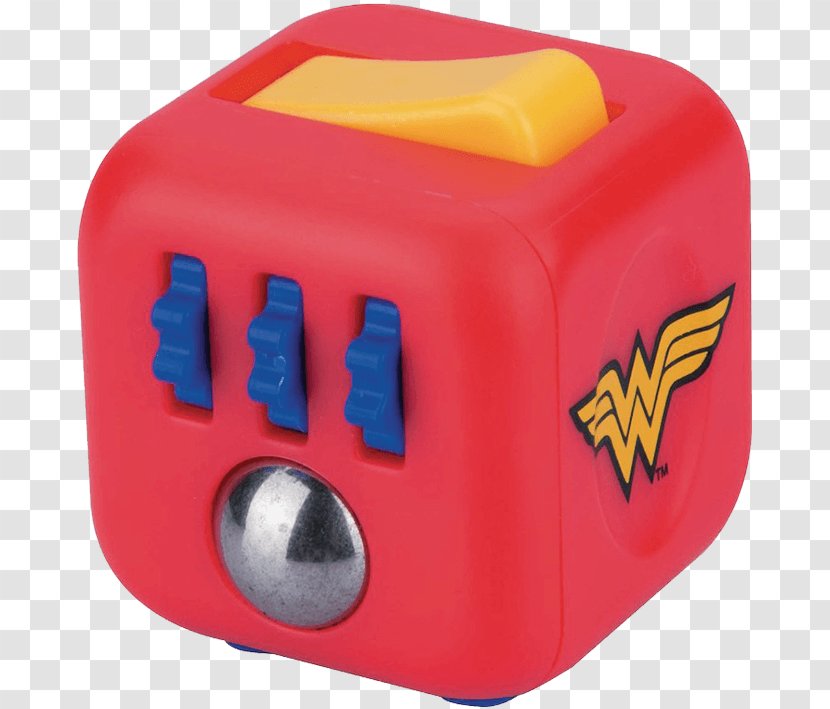 Wonder Woman Superman Fidget Cube Fidgeting Spinner - Child Transparent PNG
