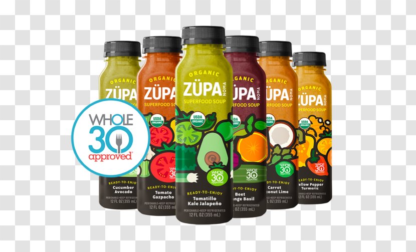 Juice Whole30 Soup Food Smoothie - Glutenfree Diet Transparent PNG