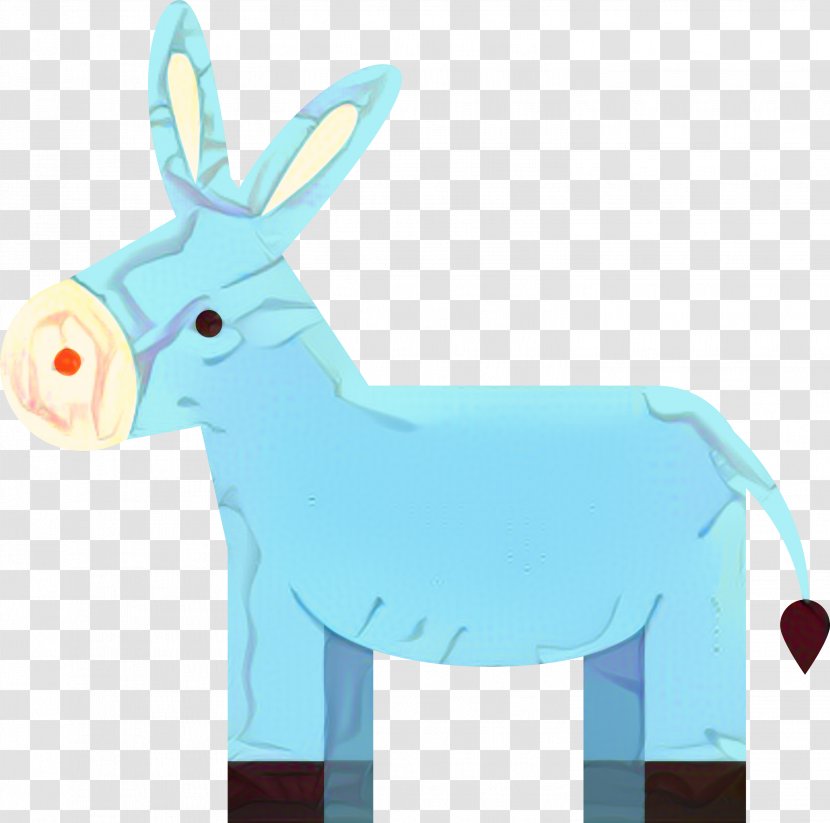 Deer Donkey Goat Microsoft Azure Animal - Turquoise Transparent PNG