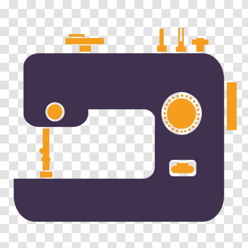 Sewing Machine Line Home Appliance Logo Transparent PNG