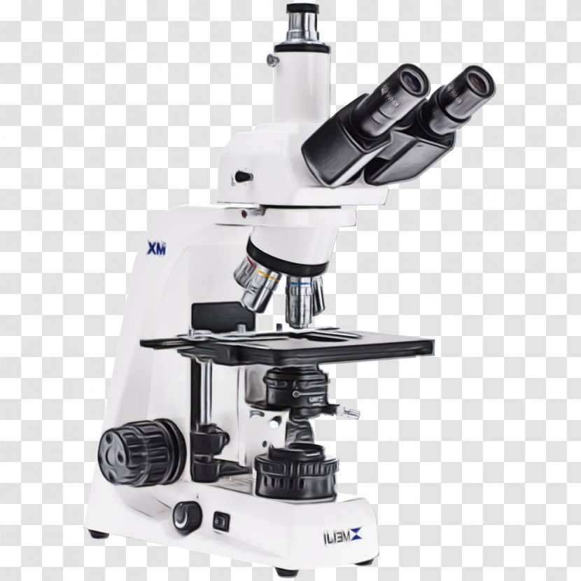 Microscope Cartoon - Scientific Instrument - Monocular Optical Transparent PNG